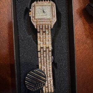 Gold ice Watch for women